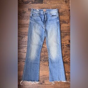 MOTHER The Hustler Ankle Fray Jeans 28